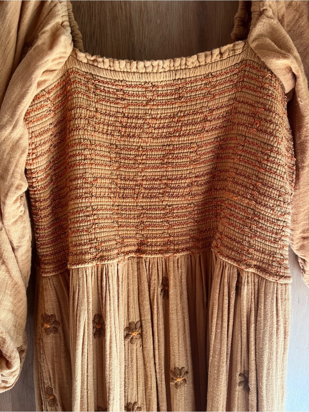 Free People Dahlia Embroidered Maxi Dress Small - Picture 2 of 5